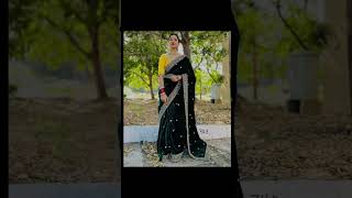 Velvet saree designsshort videos [upl. by Idolla]