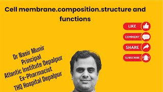 Cell membrane it’s structure composition and functions [upl. by Zsuedat]