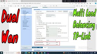 How to Setup Load Balance to aggregate Multi WAN links Together  TPLINK TLR480T [upl. by Porte]