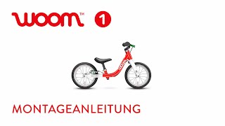 Montageanleitung für Laufrad woom 1  woom bikes [upl. by Ssitnerp]