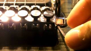 How to Tighten Tremolo Bar on Ibanez Edge III [upl. by Tnahsarp]