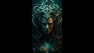 Medusa  a snake Queen medusa scary horror athena cursed hauntedtales [upl. by Leikeze]