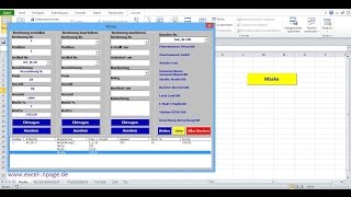 46Rechnungsprogramm in Excel selber erstellen CommandButton9 „Liste“ einprogrammieren [upl. by Conrado]