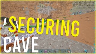 Day 1 Securing OP Modded CAVE  ARK Survival Evolved [upl. by Ellehcim]