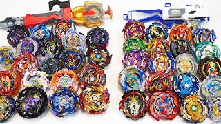 SPARKING BEYS VS GT BEYS  All Season 4 VS All Season 5 EPIC BATTLE  Beyblade Burst Surge amp Rise [upl. by Arakahs]