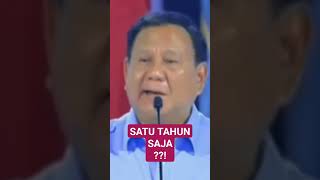 Satu Tahun Saja  pidatopresiden prabowosubianto beritaterkini [upl. by Colinson]