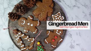 Eggless Gingerbread Man Recipe [upl. by Fenella595]