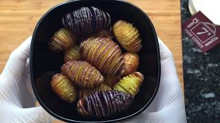 Wie mache ich Schwedische OfenkartoffelnHow to make Hasselback potatoes [upl. by Atirres512]