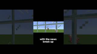 newsbreak app in minecraft edit meme minecraft [upl. by Garretson203]