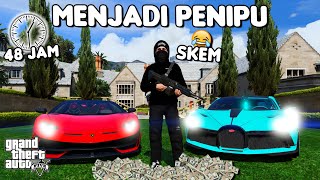 48 JAM MENJADI PENIPU DI GTA 5 ROLEPLAY  GTA 5 ROLEPLAY [upl. by Znarf]