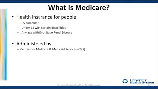 Medicare Understanding the Basics [upl. by Justus766]