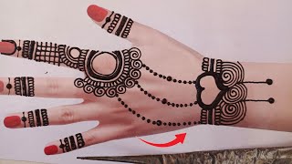 Easy Arabic Mehndi Design Tricks 2023  Back Hand Mehandi design  Stylish Mehandi Design  Mehndi [upl. by Lilah]