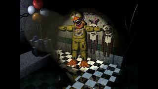 Withered Chica Voice Line Animated by me [upl. by Ellehcyar]