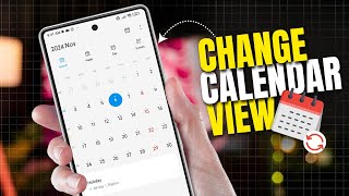 How to Change Calendar View on Xiaomi  Modify Calendar Layout on MIUI [upl. by Aicitel279]