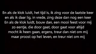 Treur niet ode aan het leven Diggy Dex ft JW Roy LYRICS VIDEO [upl. by Oirasor]