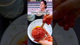 Garlic Chutney🧄 பூண்டு சட்னி ​⁠Rajasthani Garlic Chutneysajisamayal garlicchutney poonduchutney [upl. by Ettezil]