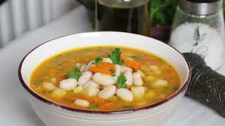 The famous Greek bean soup  Fasolada  So delicious and easy to prepare [upl. by Benis24]