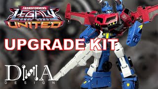 DNA design Animated Optimus Prime upgrade kit DK54 review [upl. by Nnire]