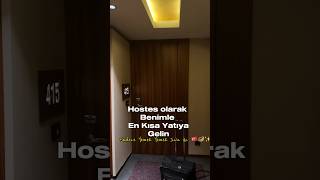 5 Saat Kayseri ve Otel Odam hostes 💅✨💖 [upl. by Aimat]