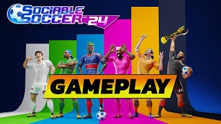 Sociable Soccer 24 🔹 Gameplay [upl. by Lanctot69]