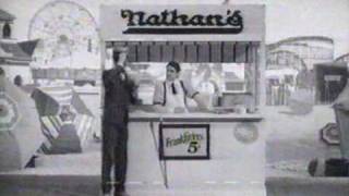 Vintage Commercial Nathans Famous Franks 1988 [upl. by Akenna269]