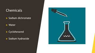 Oxidation of cyclohexanol to cyclohexanone [upl. by Yeoz690]