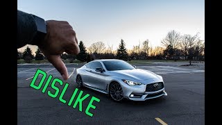 INFINITI Q60  5 things I dislike Enthusiast POV [upl. by Enoitna400]