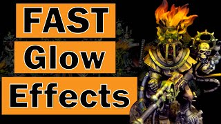 How to paint an easy fire glow for miniatures  OSL Tutorial [upl. by Akoyin]