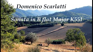 Domenico Scarlatti  Sonata in B flat Major K551  Antonio Castagna [upl. by Nikolai]