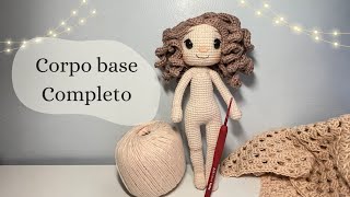 COMO FAZER CORPO DE BONECA AMIGURUMI  COMO PERSONALIZAR  linhamoderna amigurumi [upl. by Schechinger]