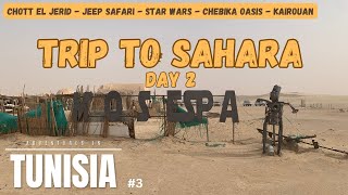 Trip to Sahara  Day 2  Adventures in Tunisia 🇹🇳 [upl. by Ahsirhcal358]