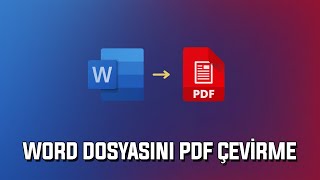 WORD DOSYASINI PDFYE ÇEVİRME  PROGRAMSIZ  2023 [upl. by Olzsal]