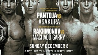 UFC 310 LIVE PANTOJA VS ASAKURA LIVESTREAM amp FULL FIGHT COMPANION [upl. by Atiekan]