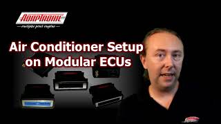 Adaptronic  Air Conditioner Setup on Modular ECUs [upl. by Steinway]