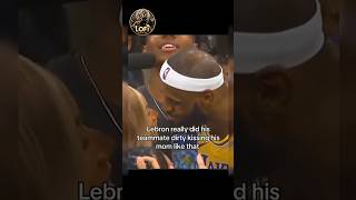 LeBron Kissing Teammates Mom is the Most NBA Thing Ever [upl. by Aneis]