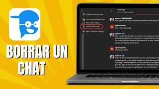Cómo BORRAR Un CHAT En CHARACTER AI [upl. by Mavra]