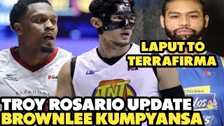 MAGNOLIA JAMES LAPUT TO TERRAFIRMA I JUSTIN BROWNLEE KUMPYANSA PARIN I TROY ROSARIO LATEST UPDATE [upl. by Enerual976]