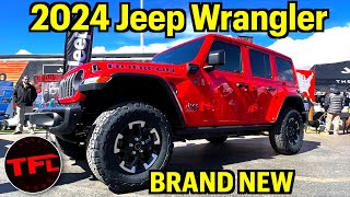 BIG Surprises In the NEW 2024 Jeep Wrangler We Werent Expecting THIS [upl. by Dnallor]