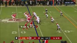 Patrick Mahomes Fumbles And Sam Hubbard Recovers For The Bengals [upl. by Neelie]