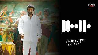 Jai Balayya song Bgm Ringtone Veera Simha Reddy BGM Ringtones  Veera simha reddy songsjaibalayya [upl. by Nirek]