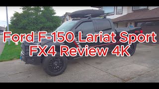 Ford F150 Lariat Sport FX4 Review 4K Part 1 [upl. by Tanya728]