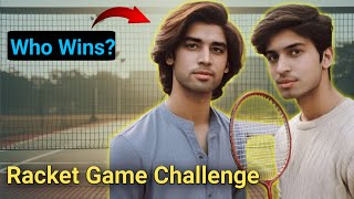 Racket Game Challenge Who Wins Fun with Friends amp Cricket Net Mazdiger Time [upl. by Einad]