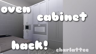 bloxburg oven cabinet hack [upl. by Eillod]