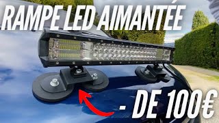 TUTO MONTAGE RAMPE LED AIMANTÉE POUR  DE 100€ [upl. by Nivrem609]