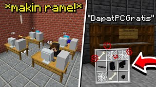 Aku Mendapatkan PC Spek Dewa Di Tempat Sampah Warnet Minecraft Simulator [upl. by Scarlet44]