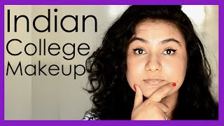 Indian College Makeup Essentials Delhi fashion blogger [upl. by Helbonna]