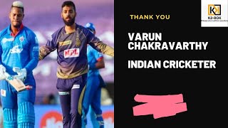 VARUN CHAKRAVARTHY  IPL  KOLKATA KNIGHT RIDERS  TAMILNADU CRICKET  K2BOX FITNESS amp NUTRITION [upl. by Nylsor]