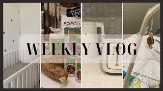 Weekly Vlog  Nursery Update  Weekly Groceries  Beautiful by Drew Barrymore [upl. by Jillie674]