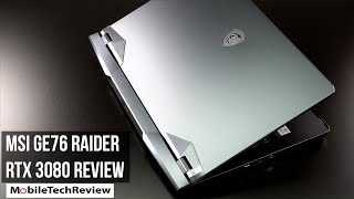 MSI GE76 Raider RTX 3080 Review  Fastest Gaming Laptop [upl. by Amari923]