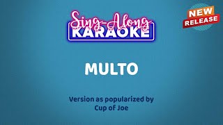 Multo by Cup of Joe Karaoke Version [upl. by Adnalay410]